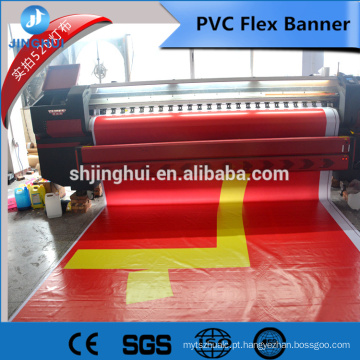 2016 Unibanner Display PVC Revestido de Poliéster Encerado Usado para o Lona Do Caminhão e Lateral Cortina Lona Revestida PVC Flex Banner